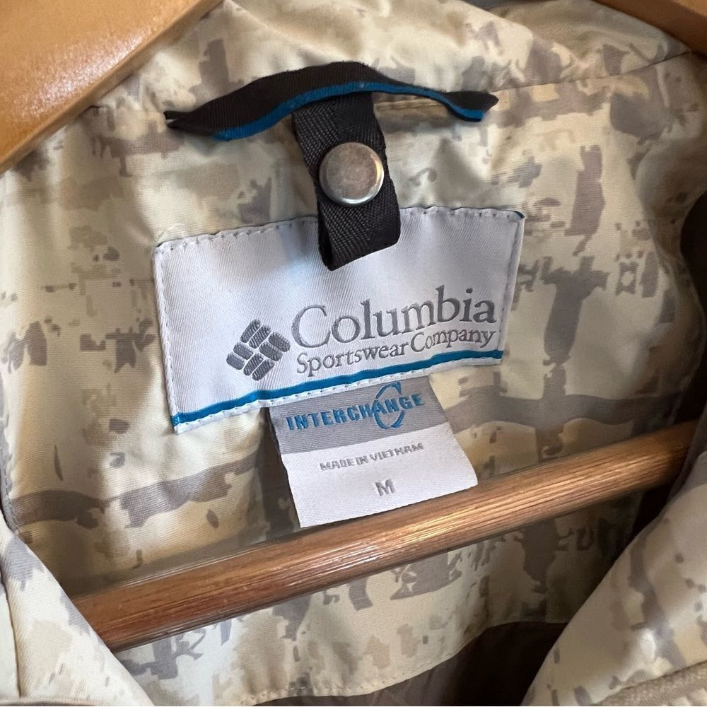 Columbia waterproof patterned jacket M - Picture 3 of 9